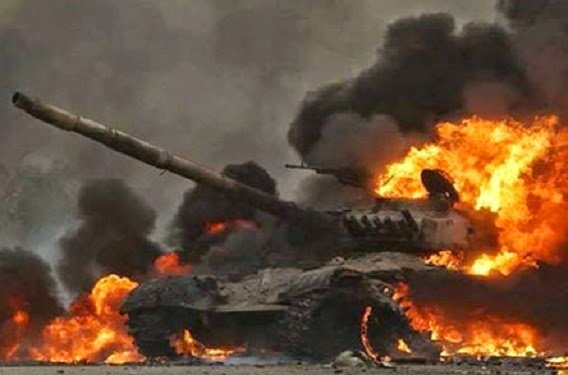 Tank zionis meledak (alqassam.ps) Tank zionis meledak (alqassam.ps)
