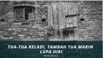 Tua-Tua Keladi, Tambah Tua Makin Lupa Diri Tua-Tua Keladi, Tambah Tua Makin Lupa Diri