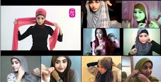 cara memakai jilbab berbagai cara memakai jilbab