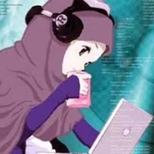 gambar kartun muslimah cantik cute