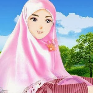gambar kartun muslim