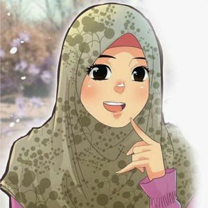 gambar kartun muslimah cantik cute